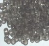 25 grams of 3x7mm Matte Black Diamond Farfalle Seed Beads